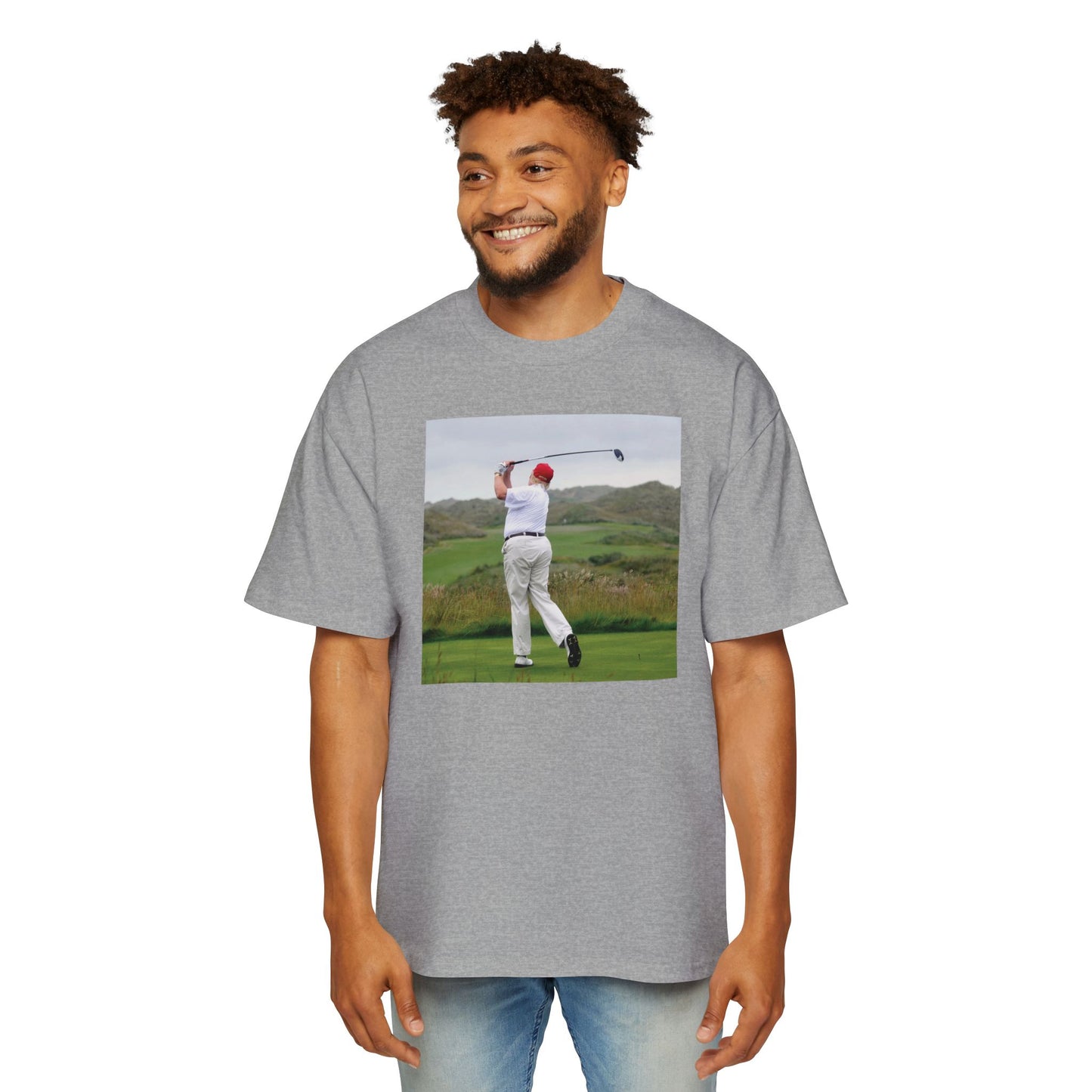 Trump Backswing Oversized T