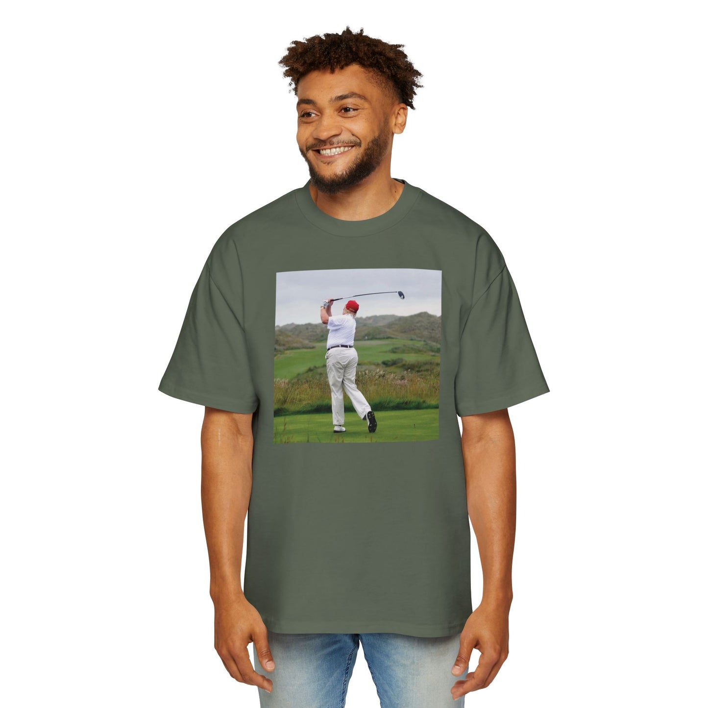 Trump Backswing Oversized T